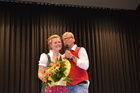 Wahl der Milchkönigin Charlotte Mark mit Hansy Vogt.